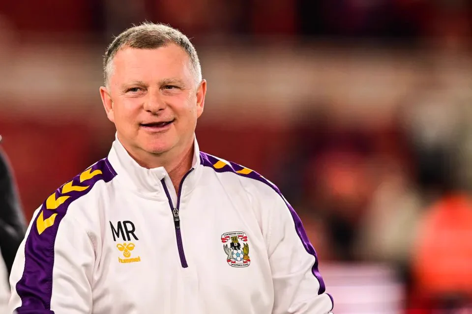 Mark Robins after our championship play-off semi-final second leg against Middlesbrough.