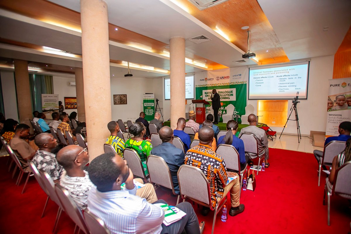 What an impactful day! Thank you to everyone who joined us for the national dialogue on lead poisoning and pollution, marking Pure Earth’s 25th anniversary.
Together with <a href="/UNICEFGhana/">UNICEF Ghana</a> and <a href="/USAID/">USAID</a>, we took crucial steps towards a lead-free future.

#ILPPW24 #LeadFreeReality