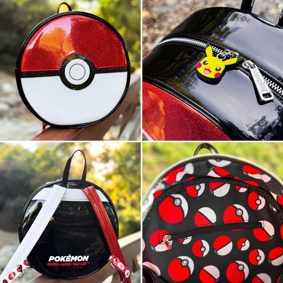 FunkoPOPsNews's tweet photo. Loungefly shows off their new shiny Pokeball backpack! #Ad #FPN #FunkoPOPNews #Funko #Loungefly #MadEngine #Fly #Pokemon #Pokeball #Disney #Backpacks https://t.co/ZtweHmyKXm