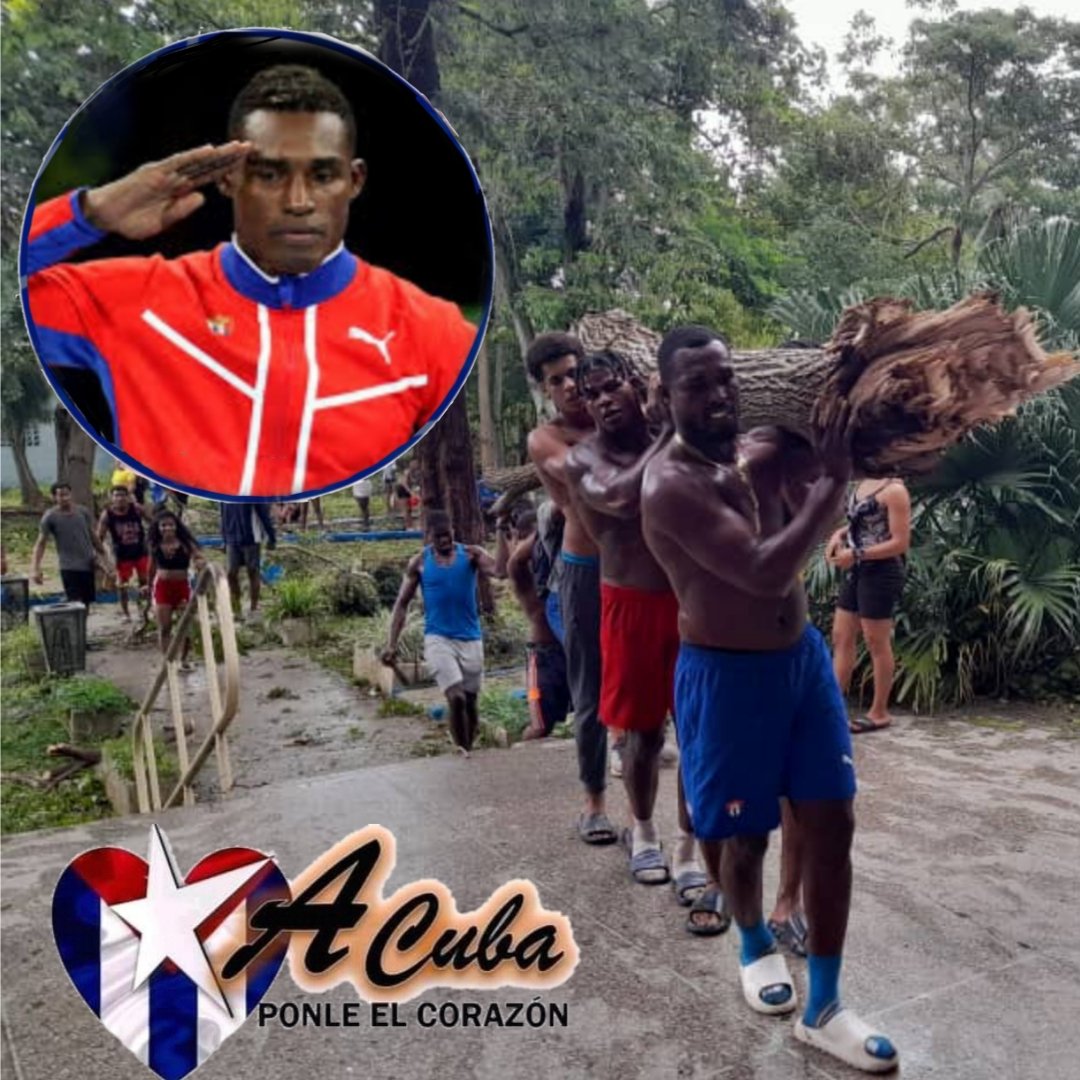 LeonVillaClara2's tweet photo. Otra clase magistral de nuestro campeón Julio Cesar la Cruz, pero esta vez en plena recuperación de los daños causados por el #HuracánRafael. En Cerro Pelado los campeones poniéndole a 🇨🇺 el ❤️.
#UnidosPorCuba #FuerzaCuba https://t.co/3UyNOgFdkT