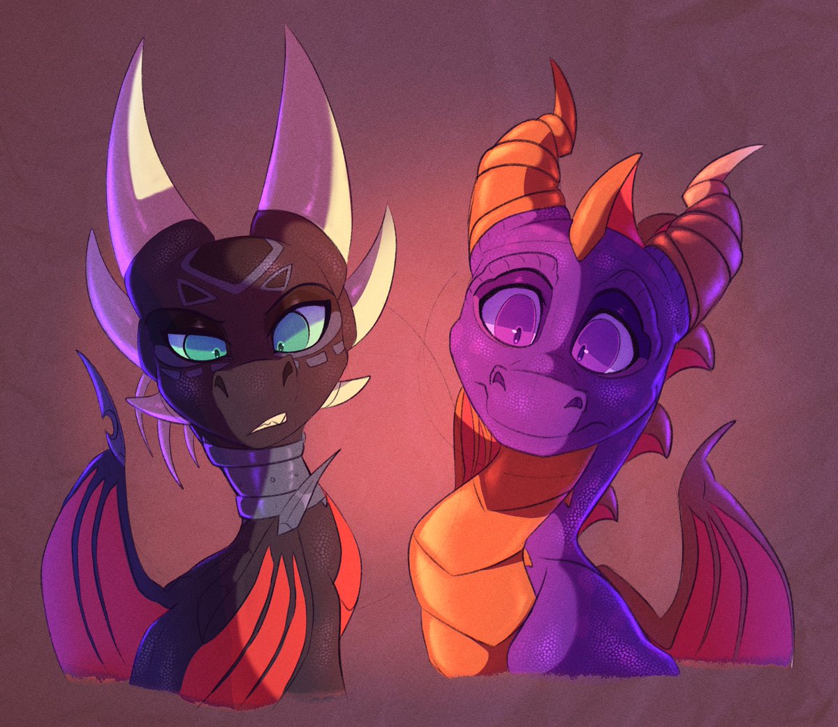 PlagueDogs123's tweet image. what they lookin at 
#spyro #spyrothedragon #cynder #tlos