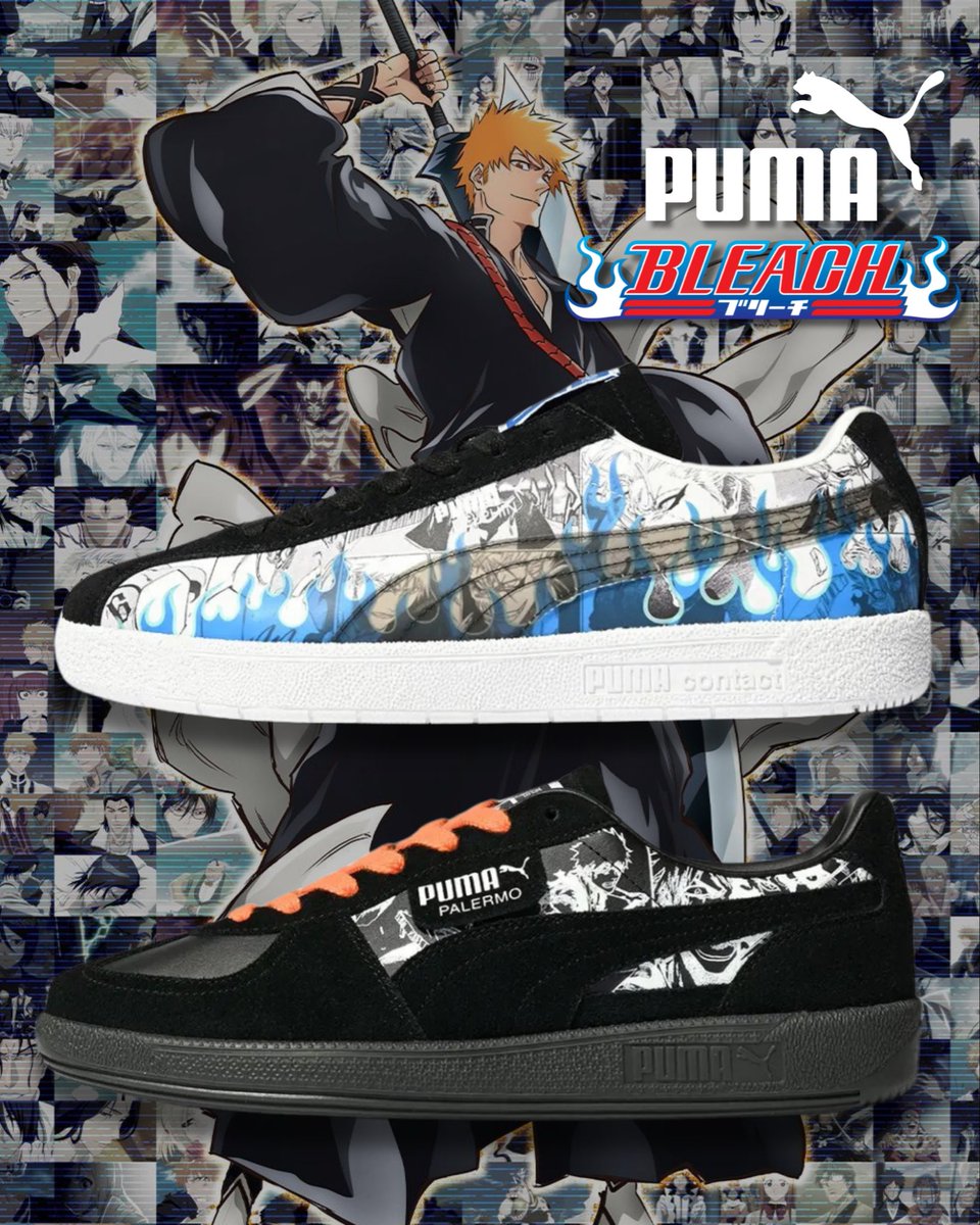 BLEACH x PUMA / 黒崎一護PALERMO BLEACH スニーカー Bleach x Puma 