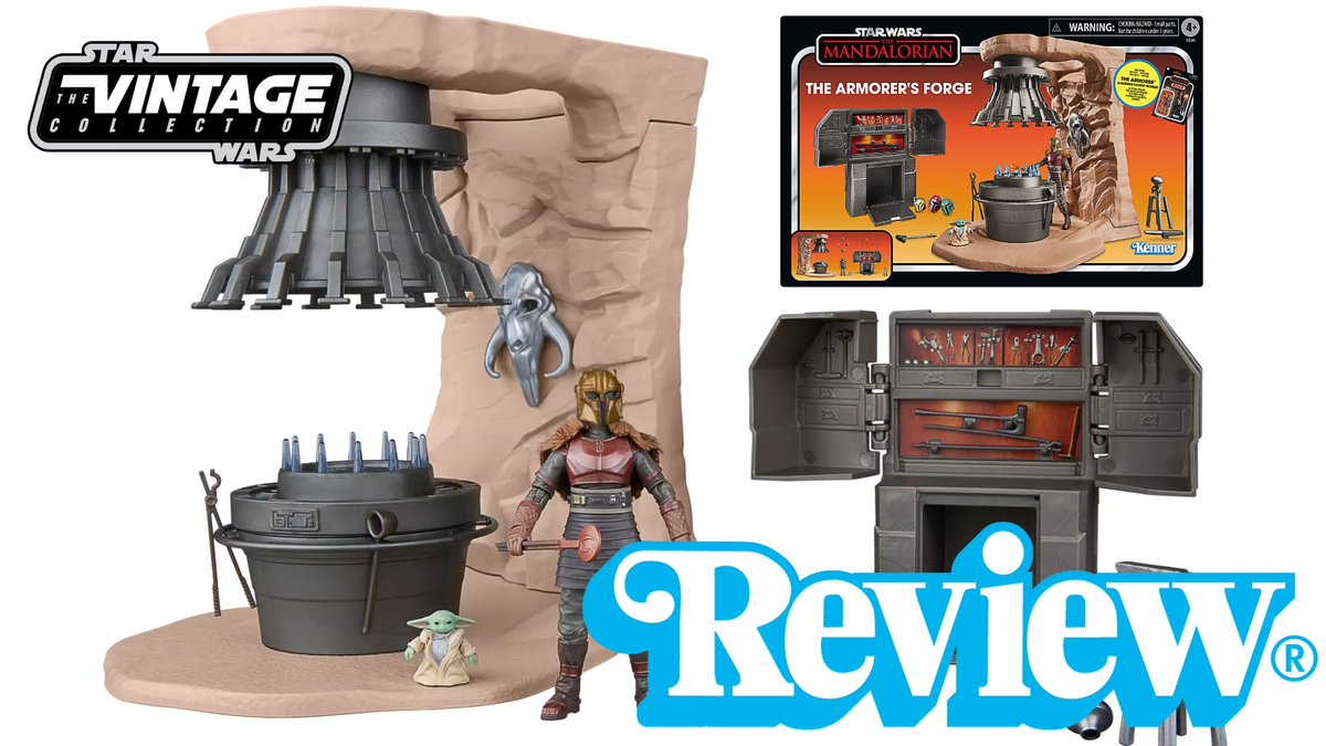 NEW VIDEO: Star Wars The Vintage Collection Armorer's Forge Review! youtu.be/dbHokvbmAlg #TVC #StarWars