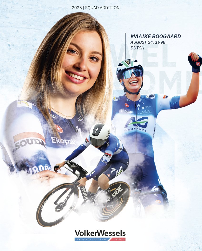✍️ CONTRACT NEWS

<a href="/MaaikeBoogaard/">Maaike Boogaard</a> 🇳🇱 will be joining the VolkerWessels Cycling Team for the next two seasons.