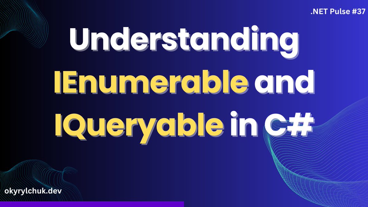 Differences Between Iqueryable And Ienumerable In C With C#