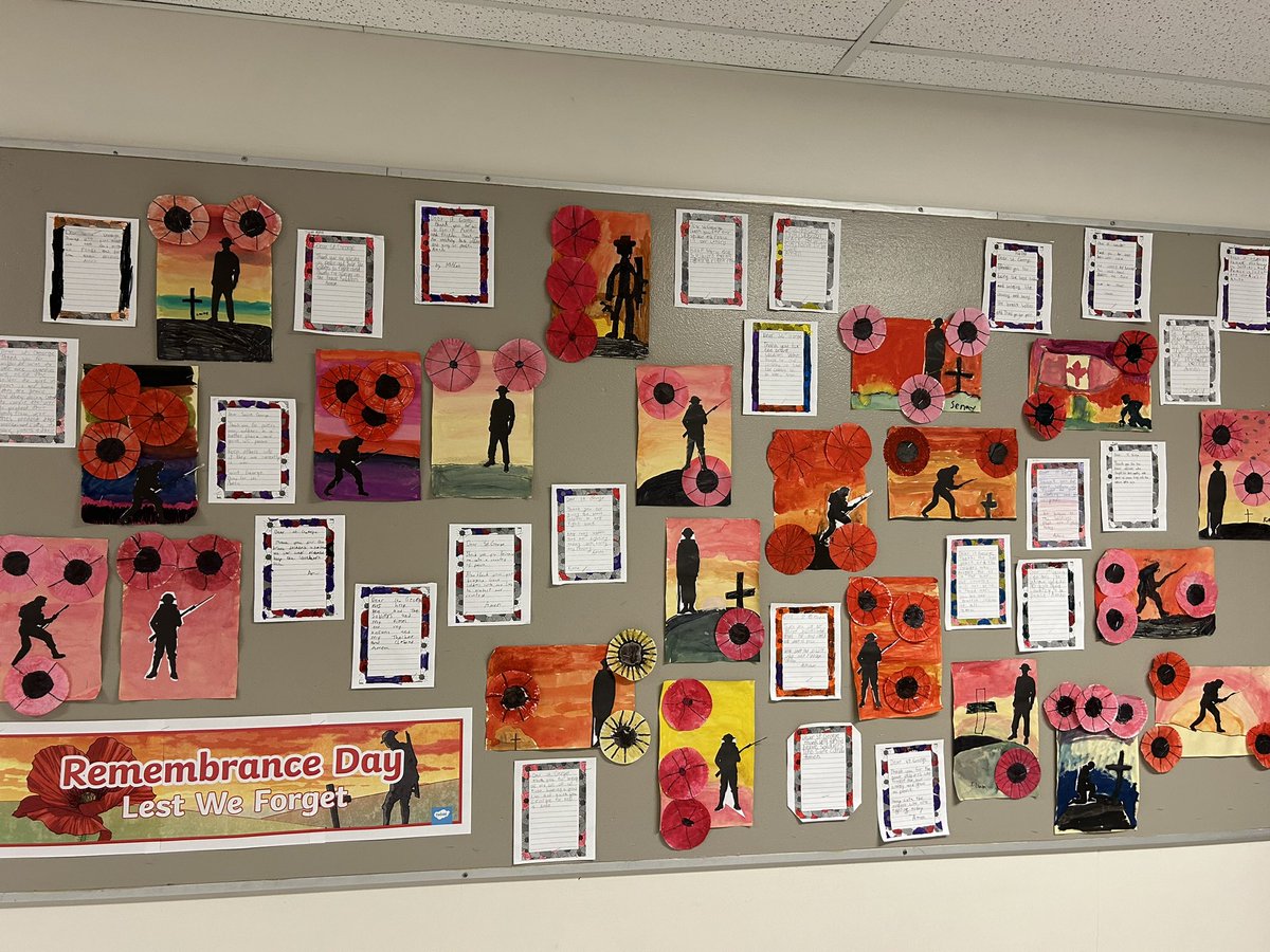 Take a moment to remember 🌺 #LestWeForget <a href="/rcsd_StPeter/">StPeterRCSD</a> <a href="/RCSD_No81/">YQR Catholic Schools</a>