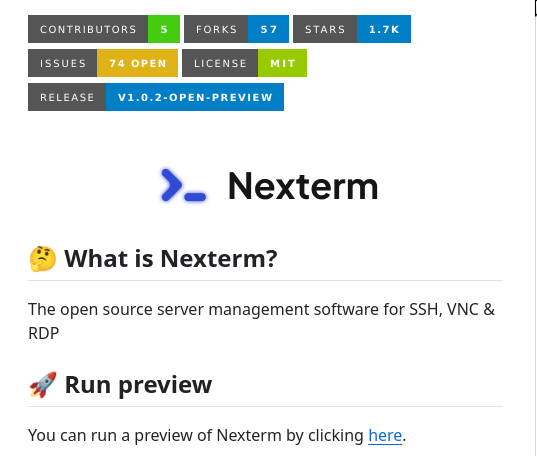 tom_doerr's tweet image. &quot;The open source server management software for SSH, VNC &amp;amp; RDP&quot;