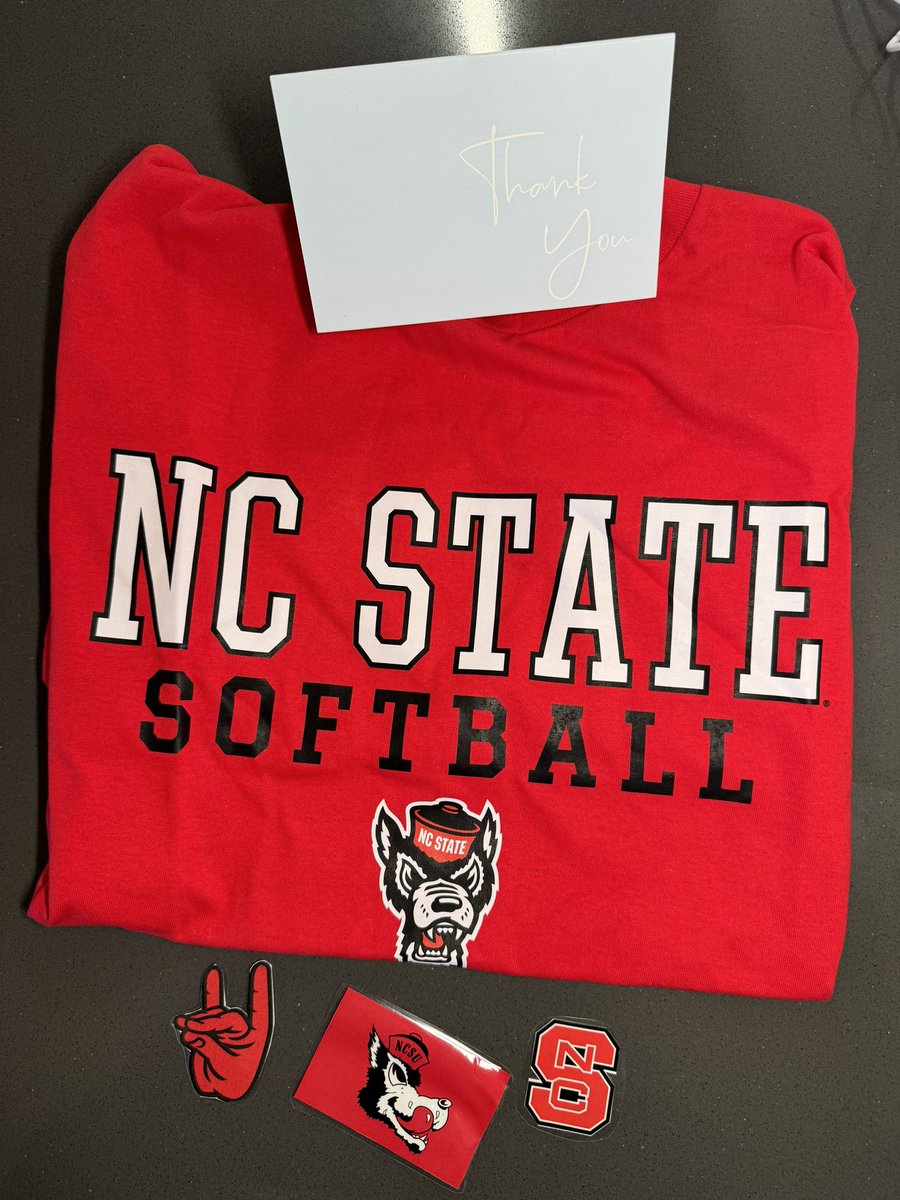The privilege of still being involved in the game of softball is not lost on me. Sharing the love and getting to watch so many achieve their goals is an amazing feeling. Got a wonderful surprise and will wear it proudly rooting on <a href="/TheaStaten2026/">Thea Staten</a> dominating for the #wolfpack