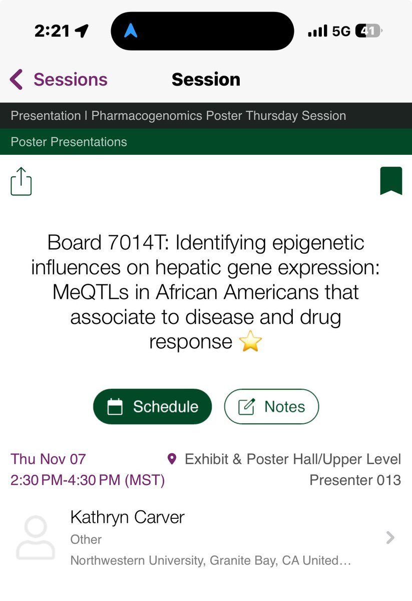 Check out the great work of our undergrad student, Kate Carver at the poster session happening now! ⁦<a href="/GeneticsSociety/">ASHG</a>⁩ #ASHG24
