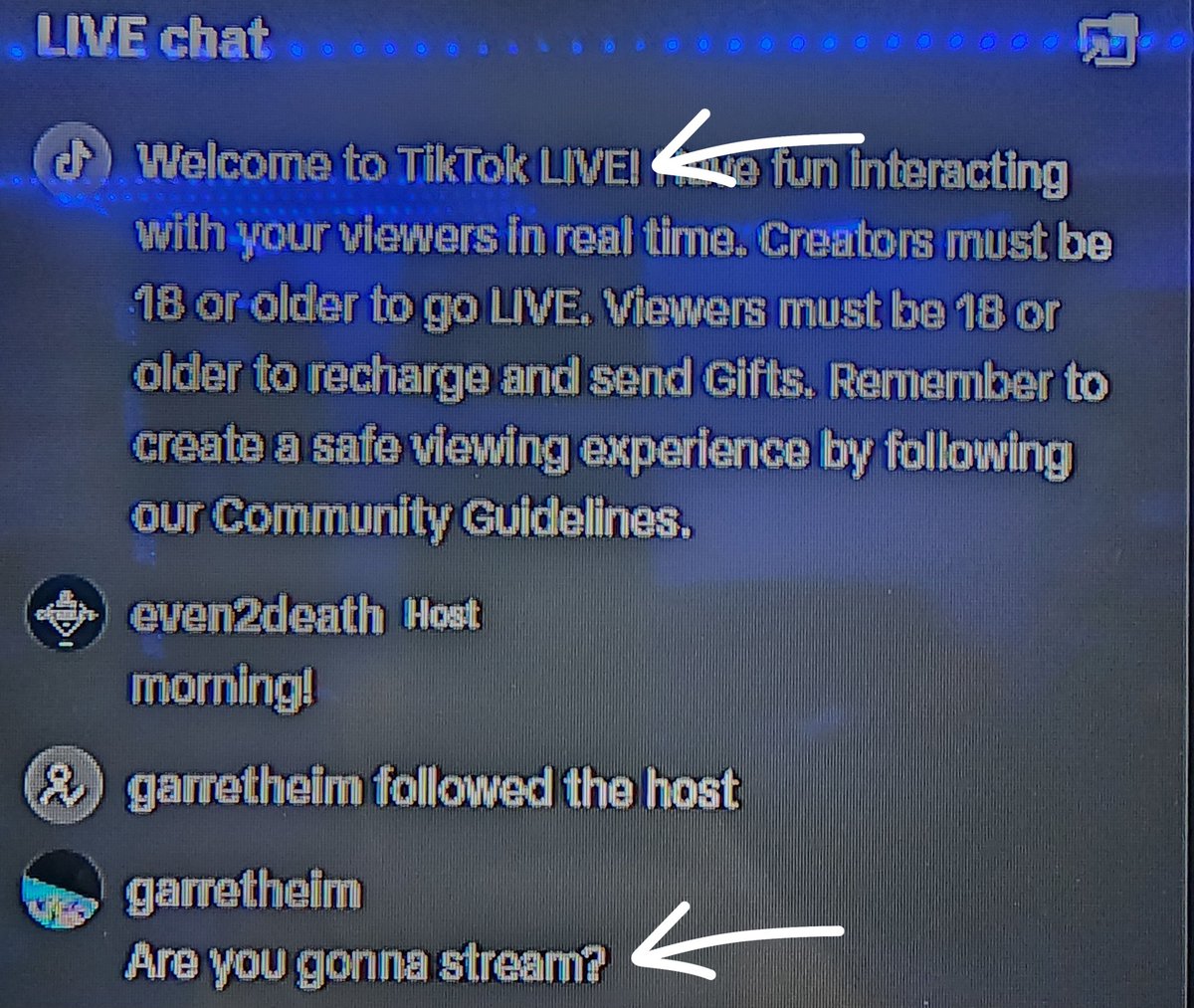 even2death's tweet photo. If you asked me today how #tiktoklive was treating me, I wouldn't have a really positive answer... https://t.co/kCexbThtbe