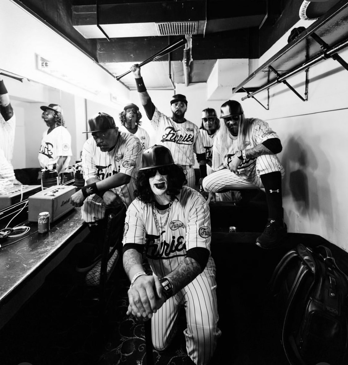 B_Real's tweet photo. Cypress Hill as the Baseball Furies at “Haunted Hill” 24 https://t.co/MXhYhRWyYv