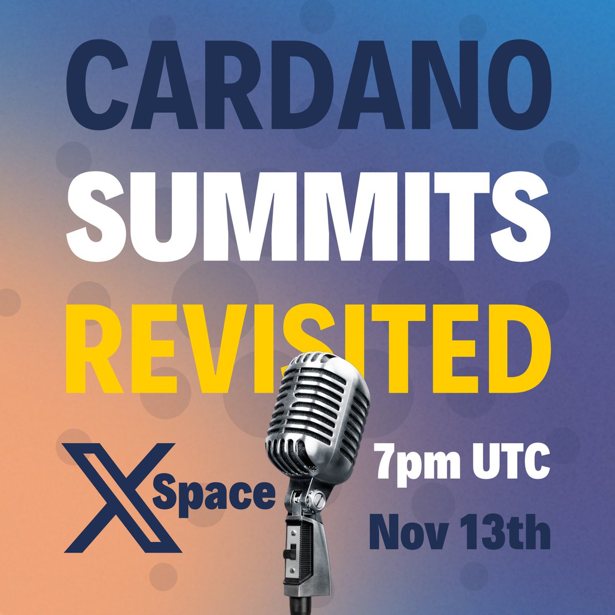 WelfBrandolf's tweet image. โจ Wrapping Up #CardanoSummit2024 Season with a Special X Space!
The Cardano Summit Events may be winding down, but the memories and connections are here to stay! Join us for an open and relaxed recap session with fellow Cardano Summit Community-led Event Hosts worldwide.
๐
โฆ