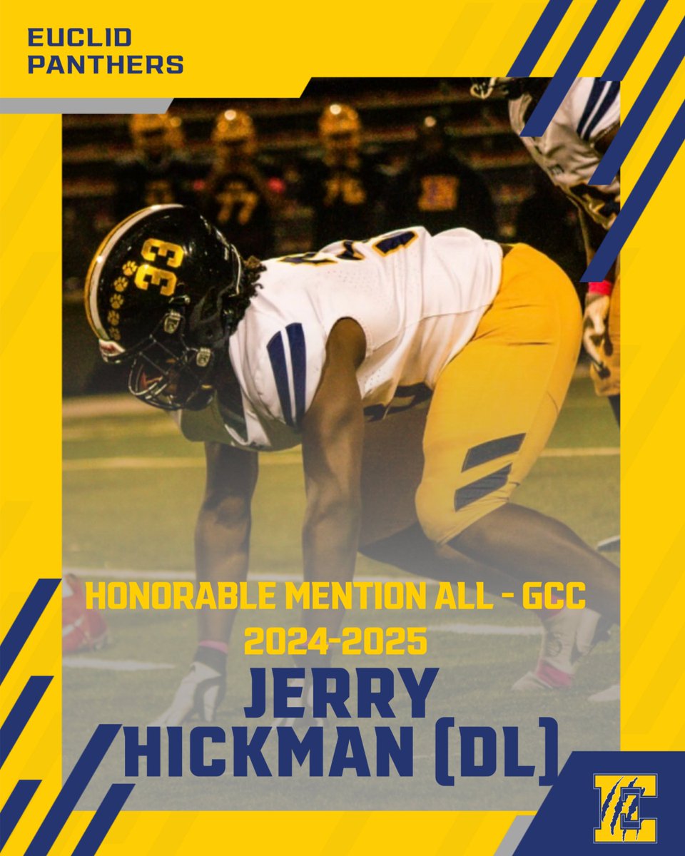 EUCFOOTBALL's tweet image. Congrats @JerryHickman790 on being named Honorable Mention All-GCC