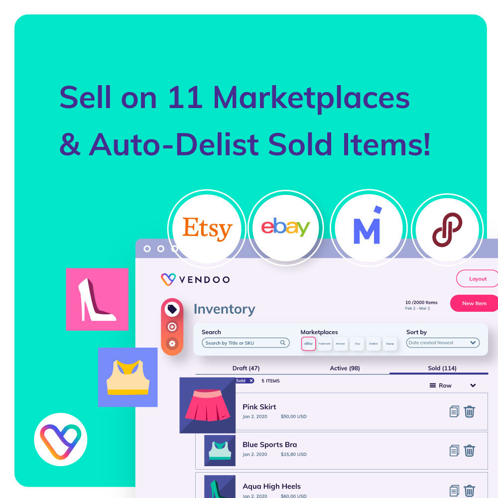 👗 Tired of managing multiple marketplaces? Meet your new BFF: <a href="/vendoo_co/">Vendoo</a> !  Referral : vendoo.co/register?via=c… 🚀 List, sync, and manage inventory all in one place—saving time &amp; boosting sales! 💸 #ResellerLife #Vendoo #SellSmart"