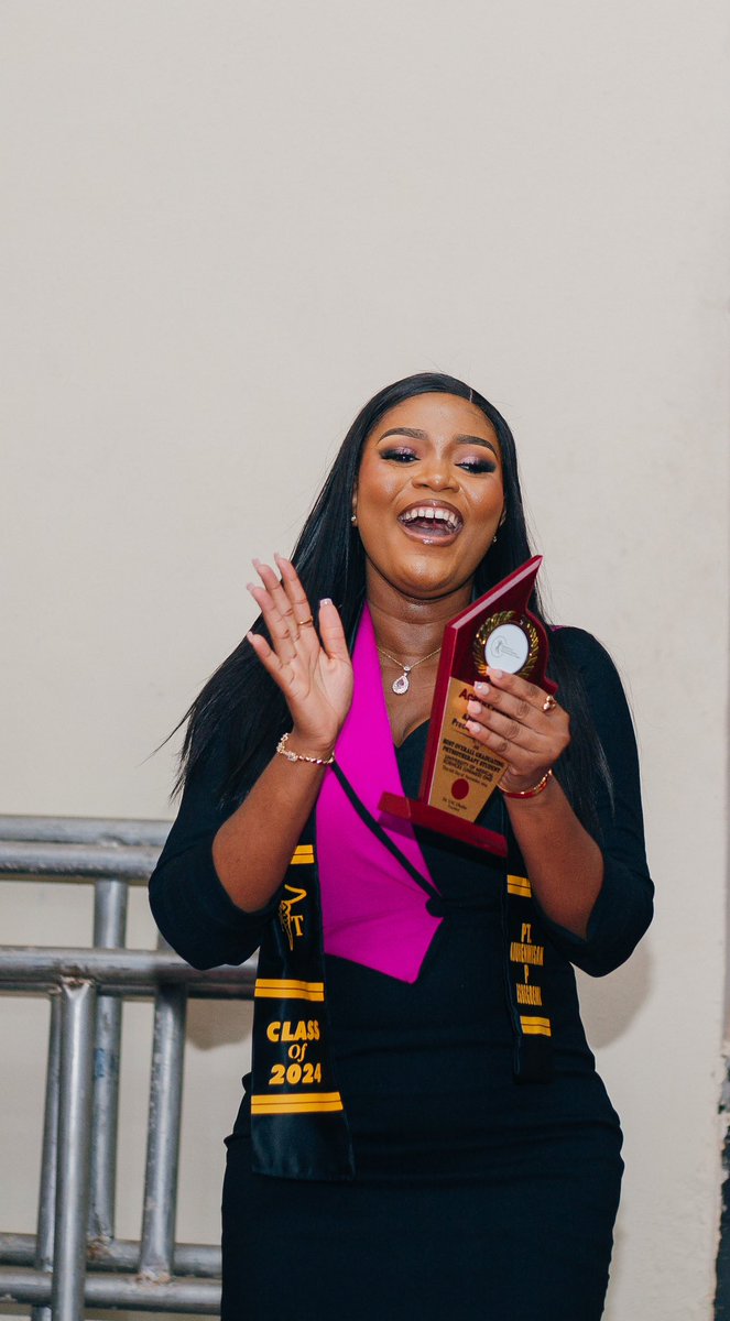 Got inducted into the physiotherapy profession under MRTBN🥳

Grateful to God for emerging as the best graduating student class of 2024.🤩😍
Reintroducing PT AJURENMISAN PRECIOUS EGBEGBEMI 🖤