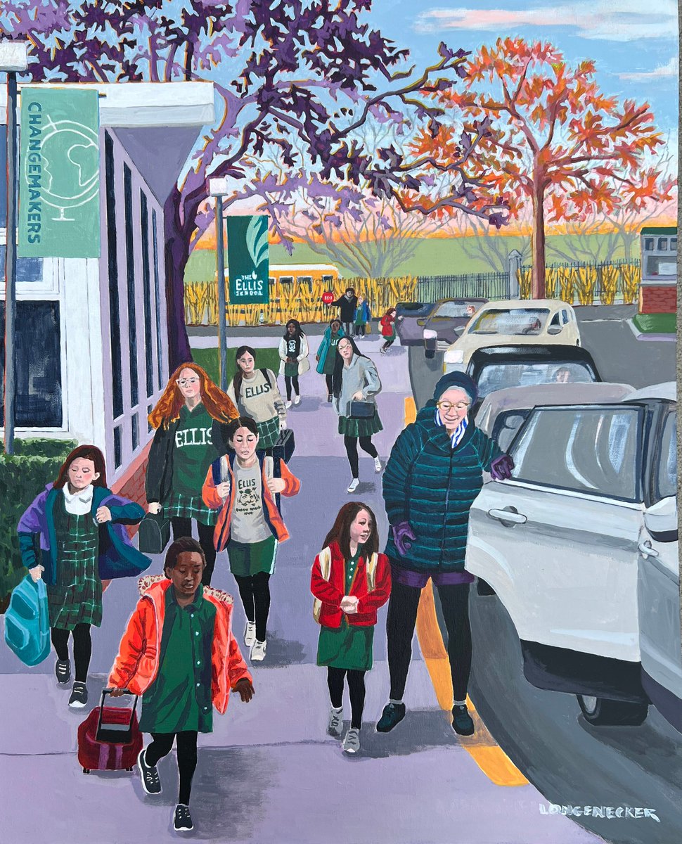 In a year of exciting change at Ellis, two alumnae artists—Laurie LONGENECKER ’64 and Lauren INDOVINA ’01—helped capture campus in brush strokes when they were commissioned to paint two important pieces for the school. Read more at the link below.

hubs.la/Q02XgzYq0