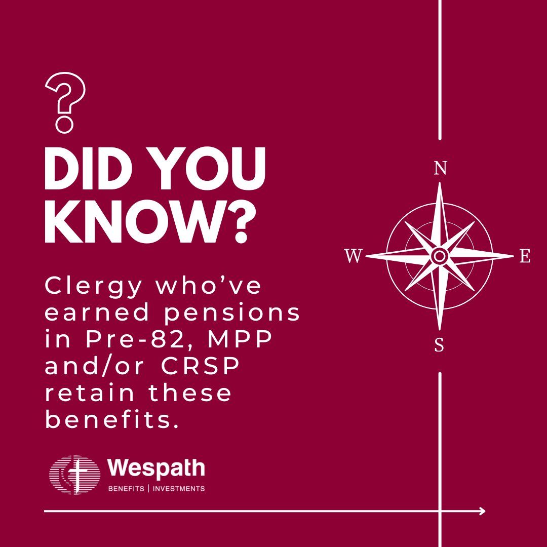 Compass, a new account-based, defined contribution (DC) retirement plan for UMC clergy, will go into effect Jan. 1, 2026. Compass will have no impact on the benefits of clergy who have already retired or terminated. Learn more at the link below.
ow.ly/iNyh50U1NRy #Compass