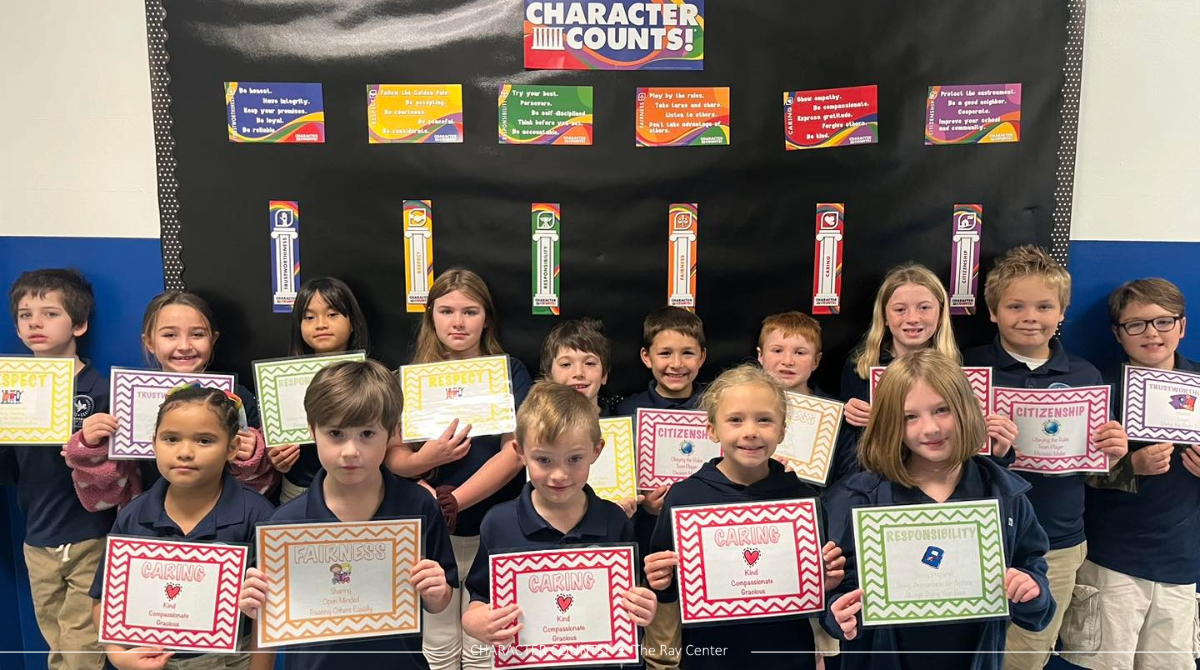 CHARACTERCOUNTS's tweet photo. These students were recognized for demonstrating the #SixPillarsofCharacter at school - great work, students! π
π Trustworthiness
π Respect
π Responsibility
π§‘ Fairness
π Caring
π Citizenship
πΈ: Clarksburg Classical Academy, Clarksburg, WV https://t.co/0vQ5Mvj6aS