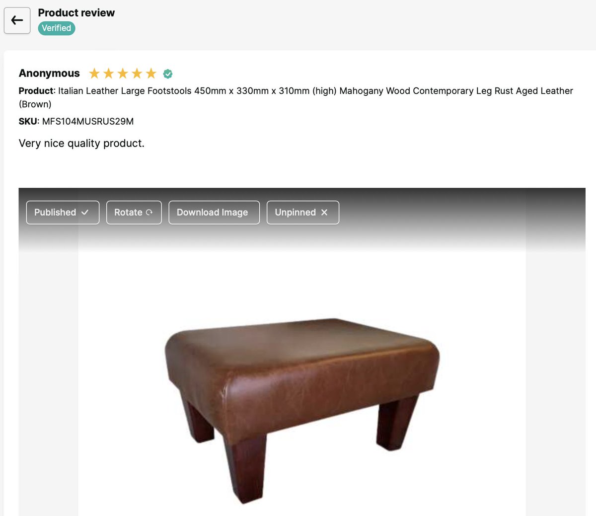 Thanks Dave! (our anonymous customer) bit.ly/3YBXRhu