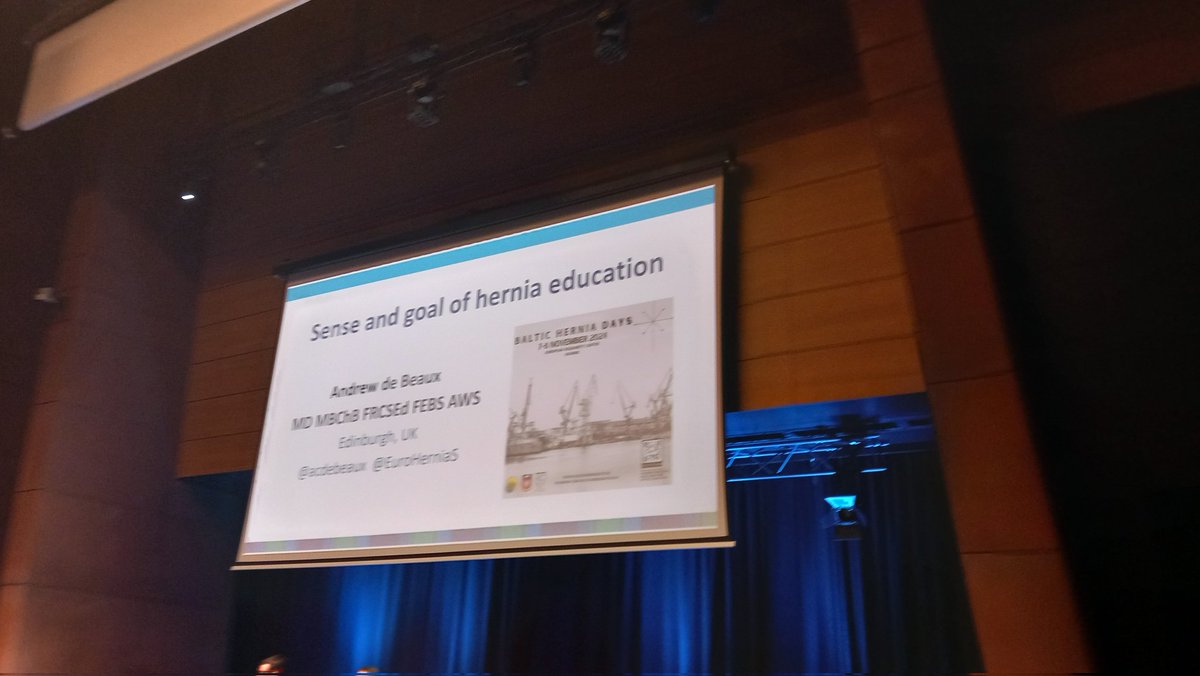 sfsgrp2's tweet photo. #IAmEHS @acdebeaux talks sense and goals for #hernia surgery.  #BecauseItsNeverJustAHernia. Baltic Hernia Days. https://t.co/lGM2LVLh0w
