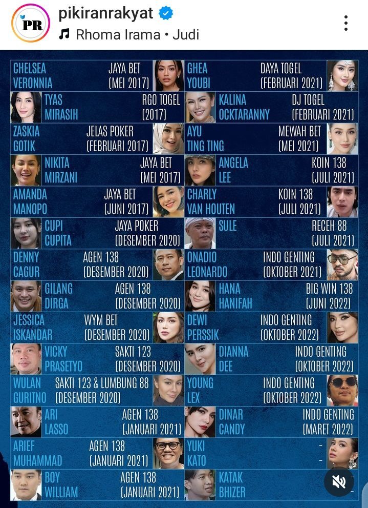 GajeboGila's tweet photo. Menkominfo, kok beda ya perlakuannya?
Sadbor promosiin judol langsung di tangkep, tapi giliran 15 artis yang promosiin judol malah senyap.
Ini Peringatan Darurat!
#MalemJumat #PeringatanDarurat #TrumpAndFarage #Persib #Henhen https://t.co/iYzOI5SfIF