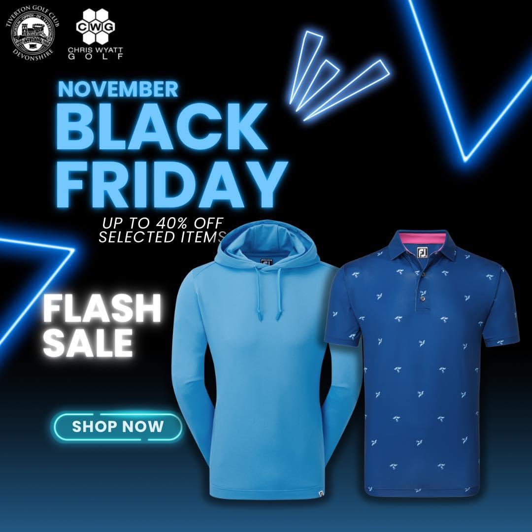 🚨NOVEMBER BLACK FRIDAY🚨

Don’t miss out on the chance to grab yourself a great deal in our November Black Friday Sale😎

Whether it’s for yourself or a gift to another fellow golfer, we have a deal for you🙌🏻

Items include…..shirts, shoes, clubs, and much more!

<a href="/TivertonGC/">Tiverton Golf Club</a>