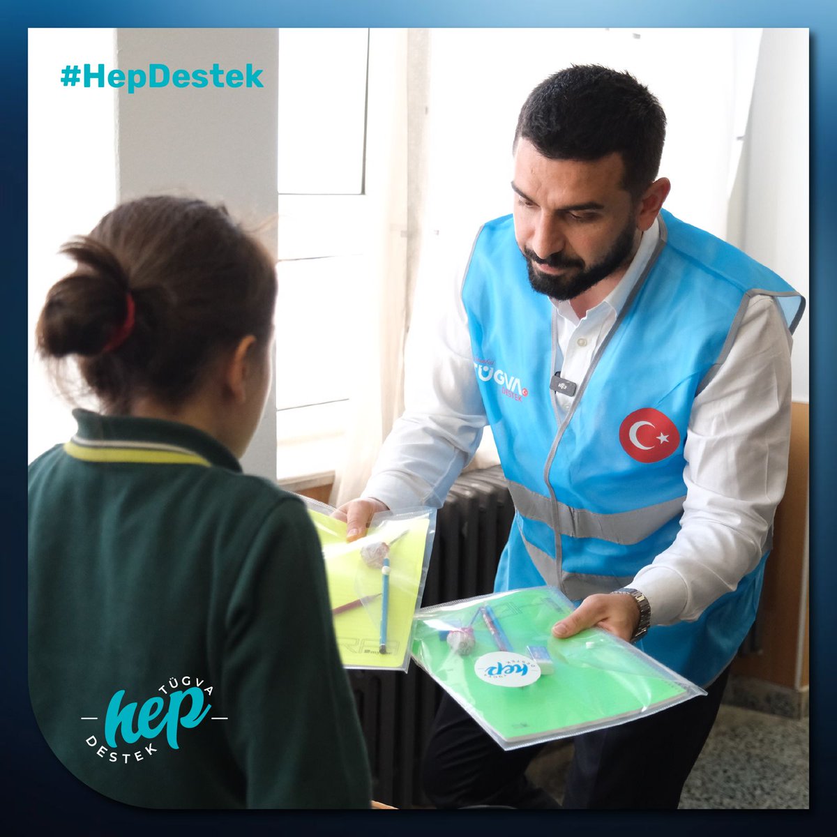 Gençlerimizle hayatın her alanında birlikte olmanın heyecanını, mutluluğunu yaşıyor ve paylaşıyoruz! 💙 #HepDestek