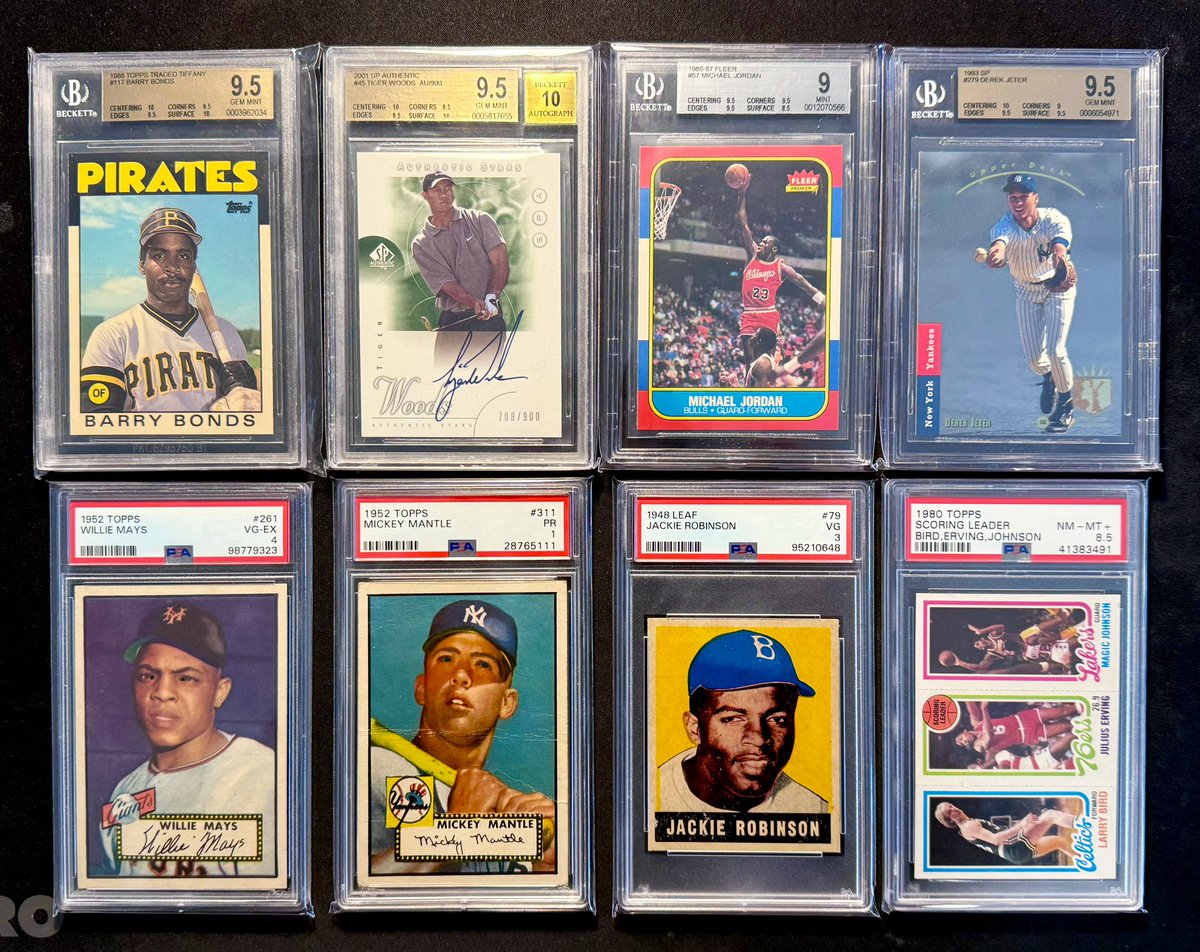 SaratogaSlabs's tweet photo. Pulled out some cards from the collection today

What should be the next iconic card added to this group? 🤔 https://t.co/N6T2uEIyqi