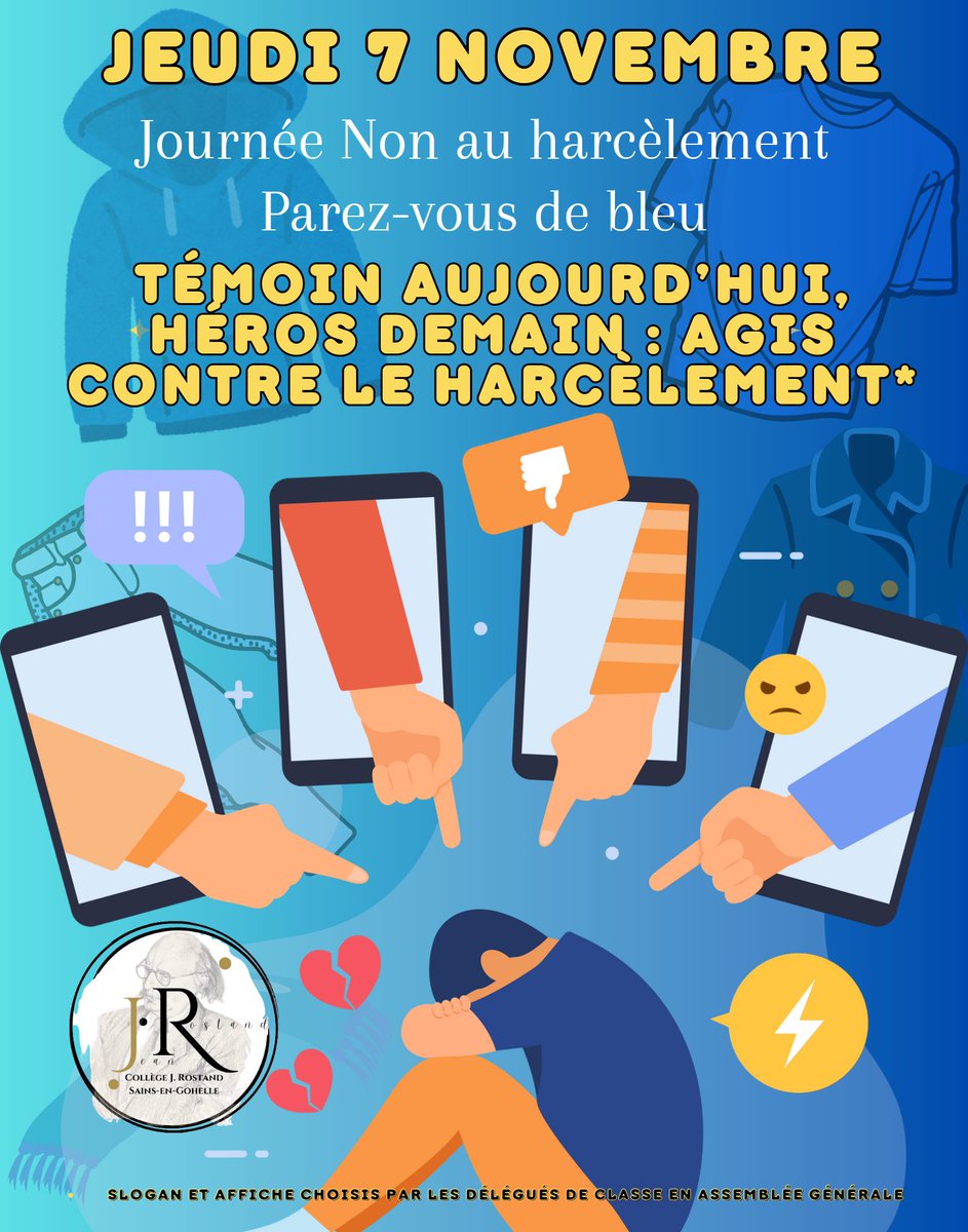 🎥🗣️ Collège <a href="/sainsengohelle/">Ville de Sains-en-Gohelle</a> mobilisé pour #NonAuHarcèlement  NAH humain et 4 ateliers : escape game, Web TV, affiche engagée &amp; ateliers animés par nos ambassadeurs pHARe. Ensemble, agissons contre le harcèlement scolaire ! 💬🛡️ #NAH #TousConcernés <a href="/AcLille/">Académie de Lille</a>