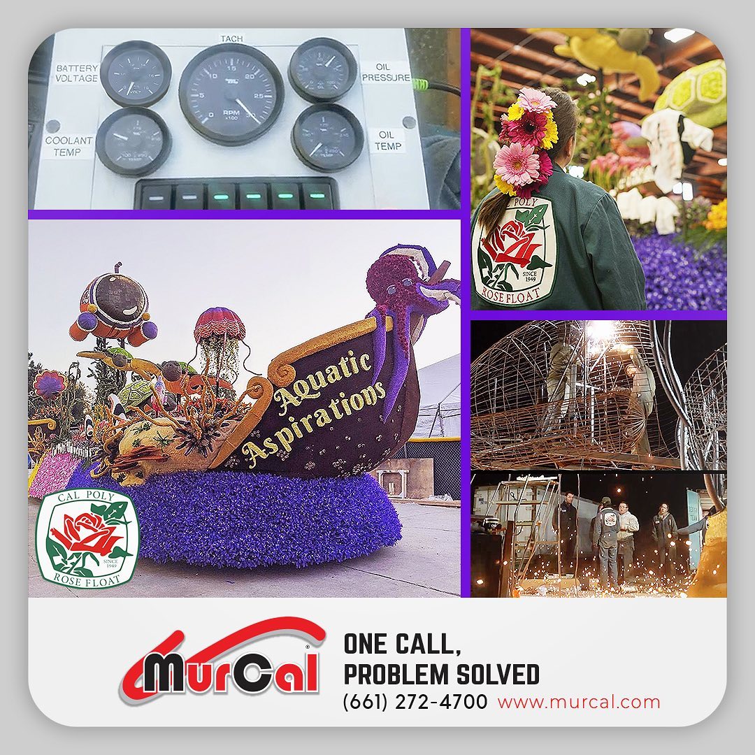 murcal's tweet photo. It's #ThrowbackThursday at https://t.co/evtWFIkdtV and today we're Throwing it back to 2020 🎉when we proudly supported Cal Poly with PowerView CAN gauges for their Rose 🌹Parade float!

https://t.co/WcZrXo0L4W

#MurCal #Throwback2020 #RoseParade #CalPolyFloat #EngineMonitoring https://t.co/jcMPLgTQ24