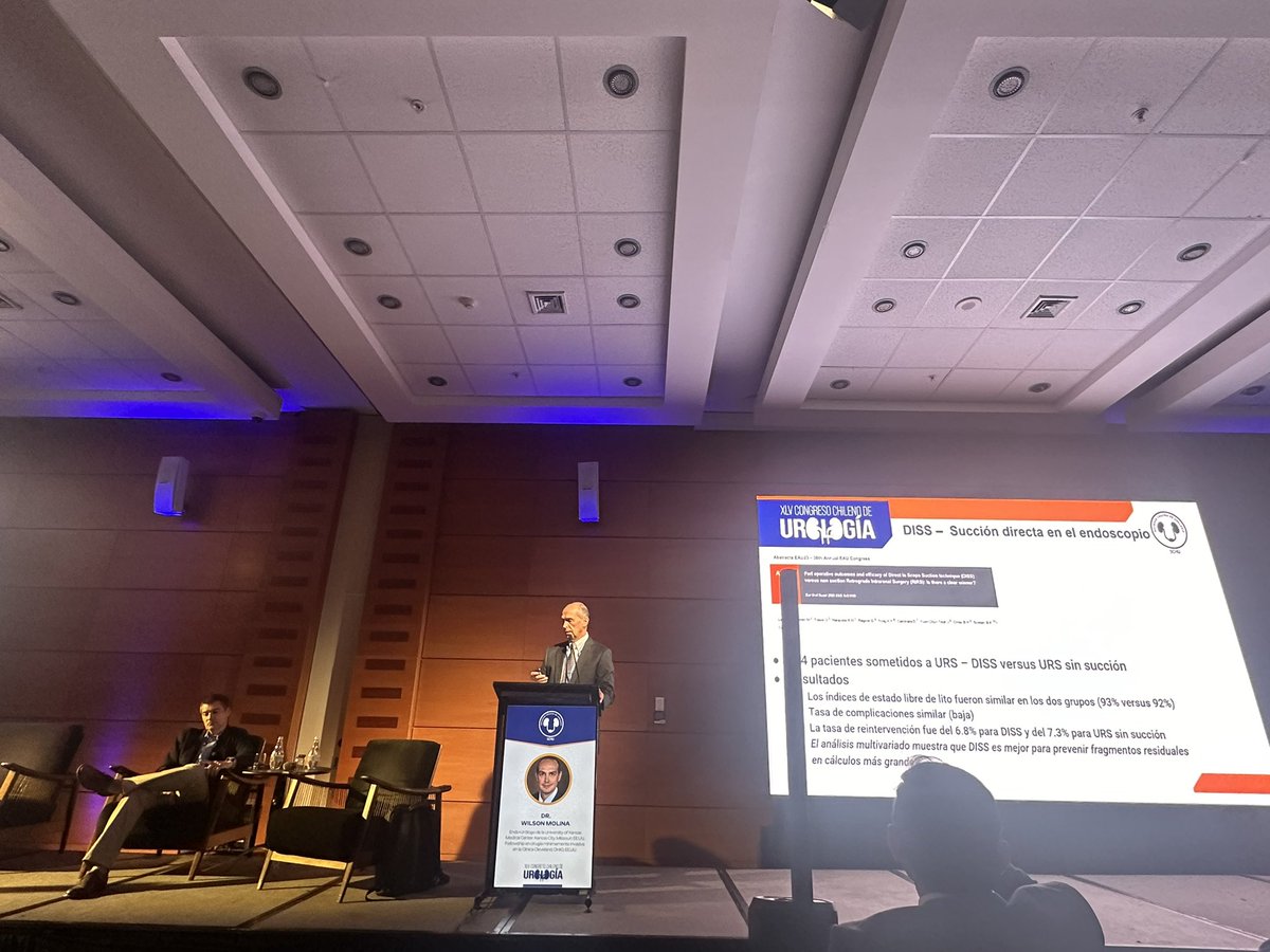 WMolinaKUendouro (@kuendourology) on Twitter photo First talk about suction devices in RIRS at XLV congreso chileno de urologia. Excellent partnership between sociedad chilena de urologia and <a href="/AmerUrological/">Amer. Urol. Assn.</a> <a href="/Urology_KU/">The University of Kansas Department of Urology</a> First talk about suction devices in RIRS at XLV congreso chileno de urologia. Excellent partnership between sociedad chilena de urologia and <a href="/AmerUrological/">Amer. Urol. Assn.</a> <a href="/Urology_KU/">The University of Kansas Department of Urology</a>