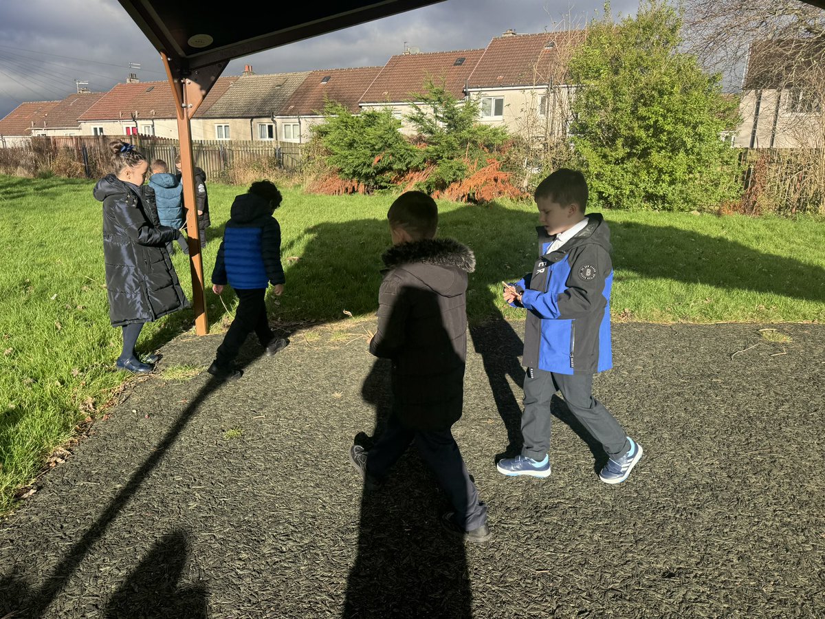St_monicas_prim's tweet photo. #primary3a celebrated @OutdooClassDay with using sticks and leaves to help with their addition calculations https://t.co/OW4aRXUMuQ