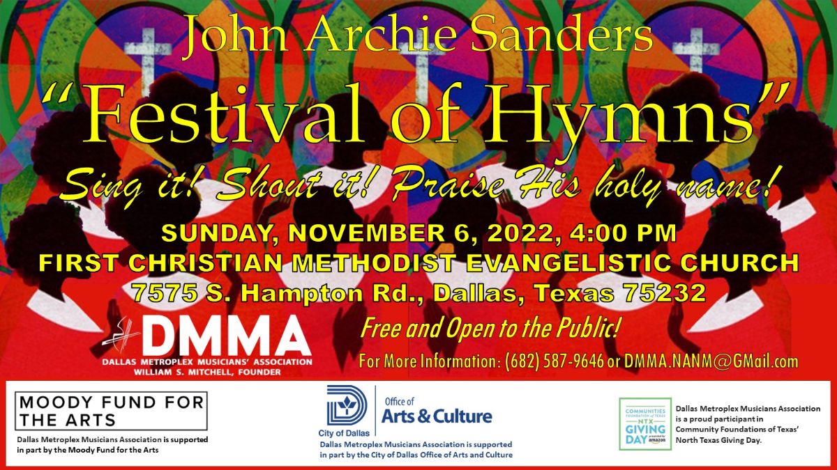 DMMA_NANM's tweet photo. REMINDER: 2024 Annual John Archie Sanders Festival Of Hymns - https://t.co/YZPj11CzLk https://t.co/7yh7PCj15r