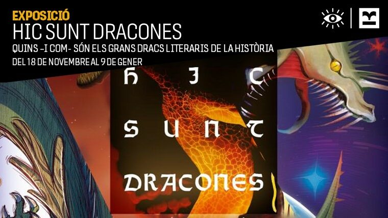 🐉Exposició. Hic sunt dracones: quins -i com- són els grans dracs literaris de la història.
Si et perds aquesta exposició al #Festival42, la podràs visitar a la biblioteca. No te la perdis!

📅 Del 18 de novembre al 9 de gener
🔗 tuit.cat/rkfmq