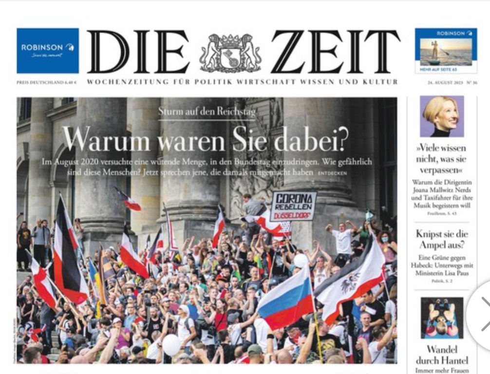 Christian Fuchs (@christianfuchs_) on Twitter photo Wir wurden gestern mit dem Medienpreis des <a href="/Bundestag/">Deutscher Bundestag</a> ausgezeichnet. Für unsere Recherche über die Täter:innen den sogenannten "Reichstagssturms".
Ausgerechnet am Tag von Trumps Wiederwahl. Fünf Monate nach dem Angriff auf den Bundestag hatten Trump-Fans das Capitol gestürmt. Wir wurden gestern mit dem Medienpreis des <a href="/Bundestag/">Deutscher Bundestag</a> ausgezeichnet. Für unsere Recherche über die Täter:innen den sogenannten "Reichstagssturms".
Ausgerechnet am Tag von Trumps Wiederwahl. Fünf Monate nach dem Angriff auf den Bundestag hatten Trump-Fans das Capitol gestürmt.