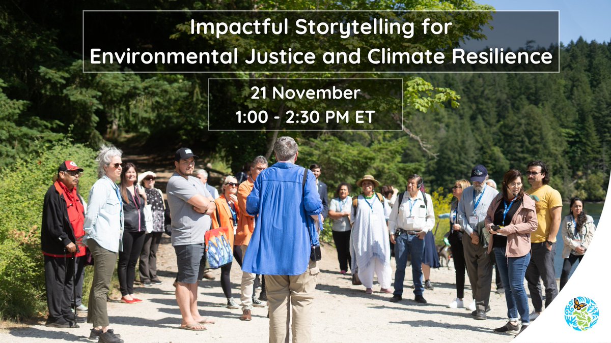 Commission for Environmental Cooperation (@cecweb) on Twitter photo Join <a href="/CECweb/">Commission for Environmental Cooperation</a> on 21 Nov. for a webinar on Impactful #Storytelling for #EnvironmentalJustice & Climate Resilience! With speakers from across 🇨🇦🇲🇽🇺🇸discover how storytelling can inspire action via elevating lesser-heard voices & empowering communities!✨
👉cec.org/events/impactf… Join <a href="/CECweb/">Commission for Environmental Cooperation</a> on 21 Nov. for a webinar on Impactful #Storytelling for #EnvironmentalJustice & Climate Resilience! With speakers from across 🇨🇦🇲🇽🇺🇸discover how storytelling can inspire action via elevating lesser-heard voices & empowering communities!✨
👉cec.org/events/impactf…