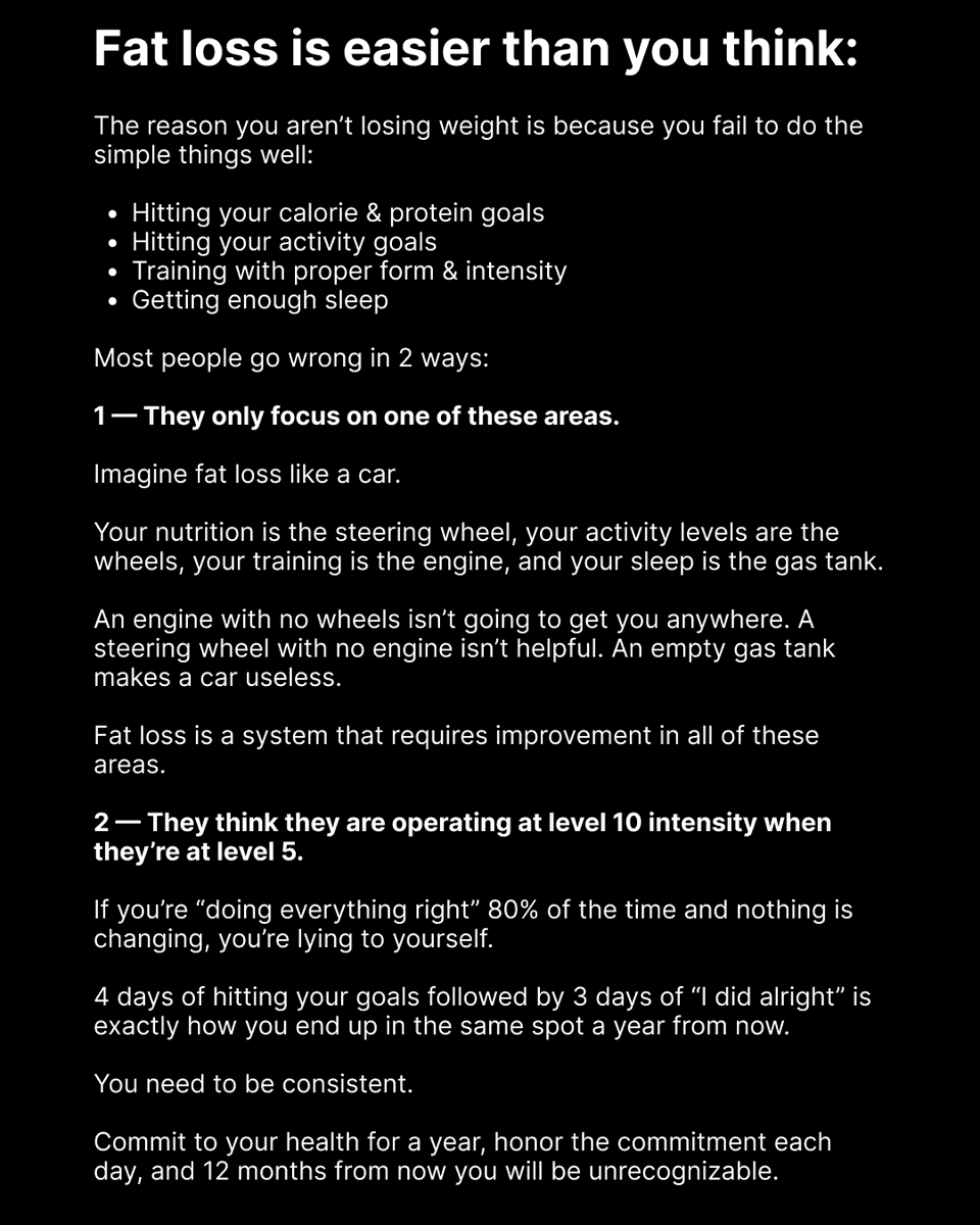 Fat loss is easier than you think: