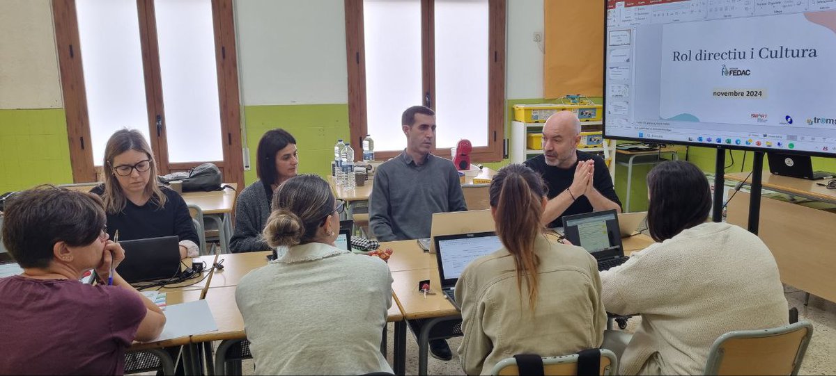 Avui hem acollit una Jornada de treball del Segell SMART amb representants de les escoles de FEDAC Castellar, FEDAC Monistrol, FEDAC Prats, FEDAC Ripollet i FEDAC Salt. <a href="/FEDACCastellar/">FEDAC Castellar</a> <a href="/FEDACMONISTROL/">FEDAC MONISTROL</a> <a href="/FEDACPrats/">FEDAC-Prats</a> <a href="/FEDACRipollet/">FEDAC-Ripollet</a> <a href="/FEDACSalt/">FEDAC Salt</a> <a href="/EscolesFEDAC/">Escoles FEDAC</a> @fundaciotrams
