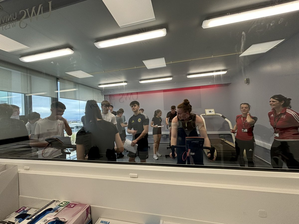 Afternoon testing in the lab ✅ 

Massive thanks to <a href="/UniWestScotland/">UWS</a> Hamilton for welcoming our students to your fantastic campus - we can’t wait to visit again 👏🏼