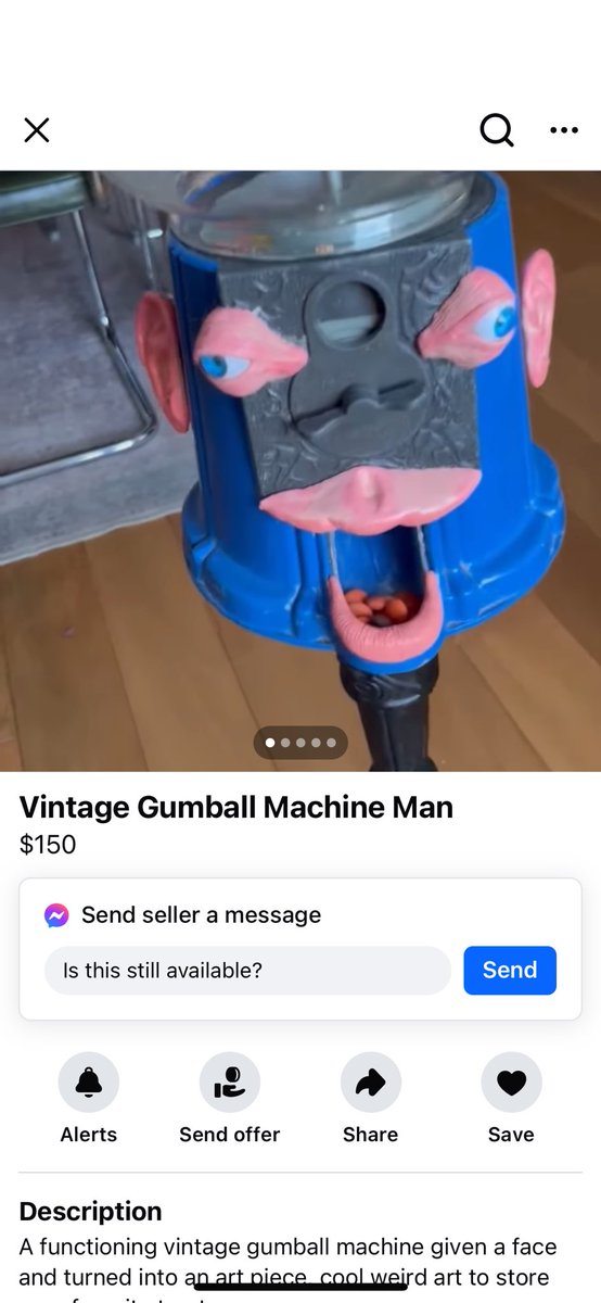 aboutasquirrel's tweet photo. Facebook marketplace is really popping off today tbh https://t.co/EKhBAZCazz
