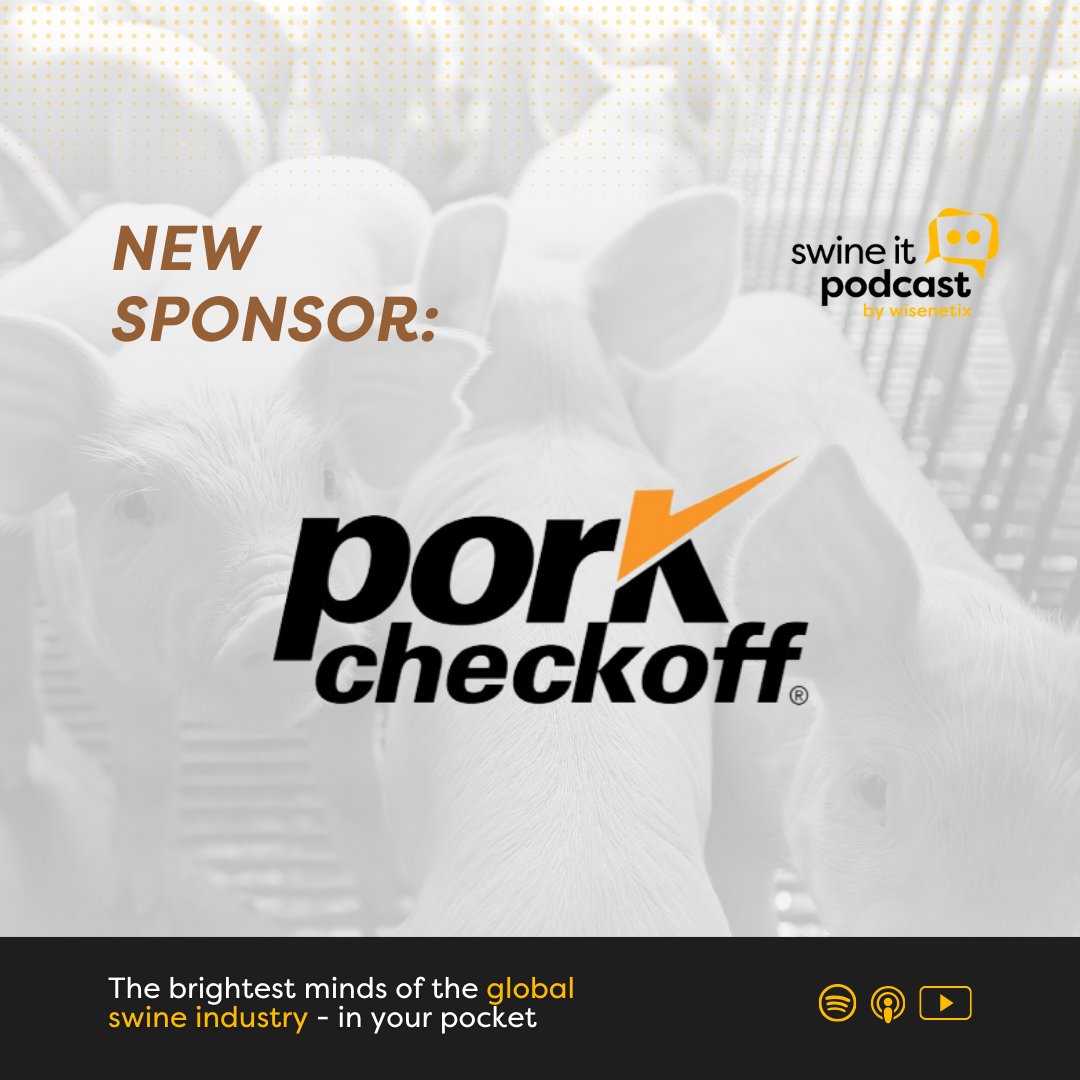 swineitpodcast's tweet image. The future of The Swine it Podcast Show just got brighter! With the National Pork Board joining us as our new sponsor, we’re set to bring you even more of the content you’re passionate about. 🐷 #porkcheckoff
