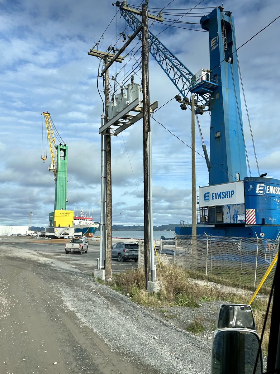 diploseb's tweet photo. On the fourth and final day of our diplomatic Economic Mission to Newfoundland &amp; Labrador, we headed to Placentia where we visited the ⁦⁦⁦⁦@PortofArgentia⁩ and learned about exciting opportunities in marine transportation and transition to renewable energy https://t.co/GIJdoMyZBB