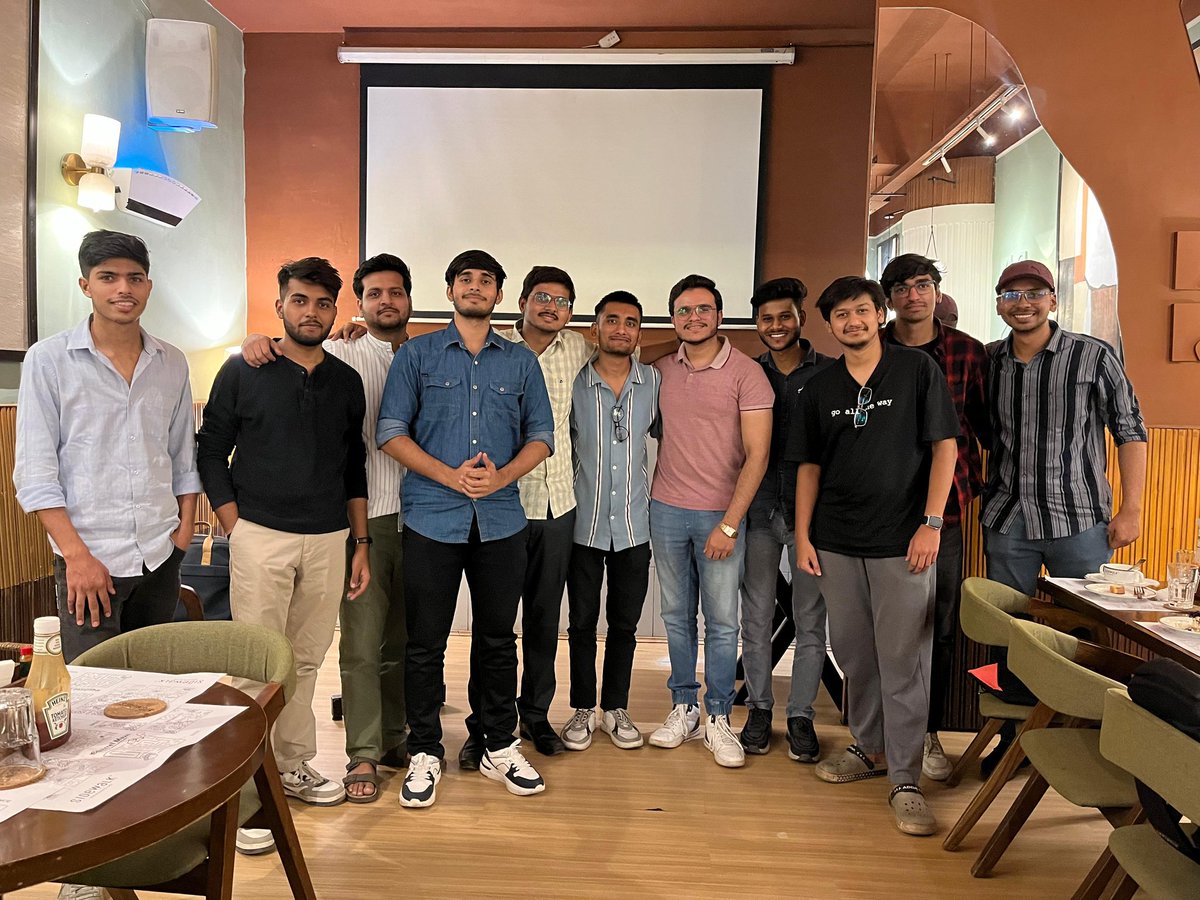 It was fun meeting these people.

The chit-chat, discussions, values and ideas were served on table along with delicacies. 

Looking forward for more such meet-ups.