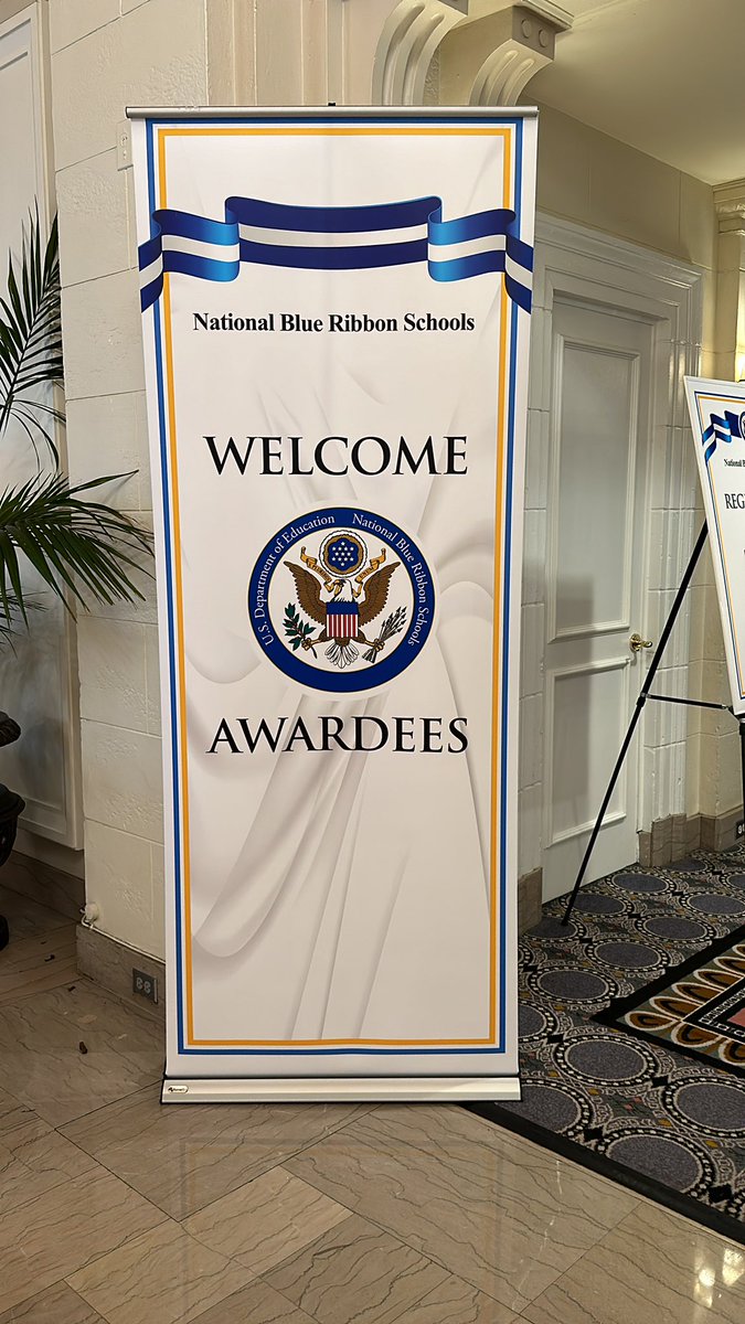 Day 1 of learning, networking and celebrating all of the National Blue Ribbon schools.  #IFACadetPride