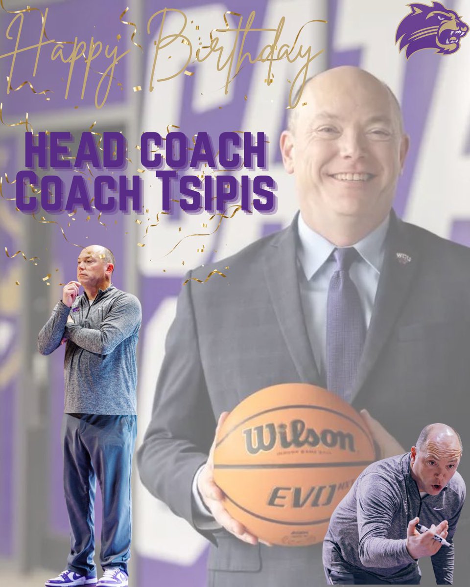 A special happy birthday to our fearless leader Head Coach Jonathan Tsipis 🥳 help us celebrate by coming to our home game tonight against Campbell at 6pm EST! 
#gocats <a href="/CoachTsipWBK/">Jonathan Tsipis</a>