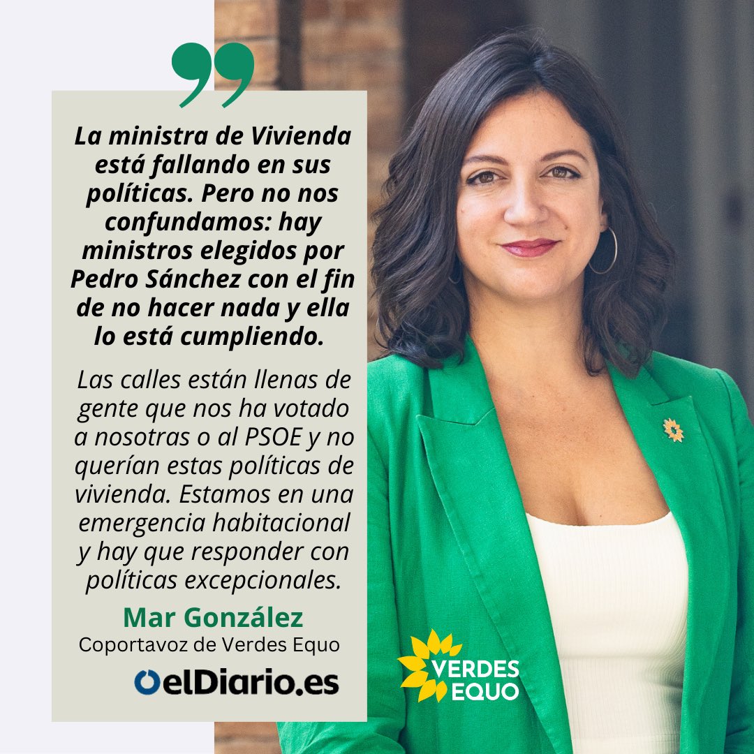 MarGlezBaez's tweet photo. Esto ya no va de ayudas al alquiler, Ministra, ya vale de transferir dinero público a los caseros pasando por la cuenta de los inquilinos.
Ante una situación de emergencia habitacional, políticas excepcionales.
*💪🏾Nos vemos el #9N en la Plaza de la Merced a las 11:30
👇🏾
+ https://t.co/XxNMi7pEpB