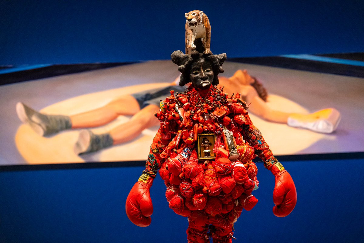 Have you seen "Strike Fast, Dance Lightly: Artists on Boxing" yet? 🥊💥

Installation views of "Strike Fast, Dance Lightly: Artists on Boxing" (October 26, 2024 – March 9, 2025) at the Norton Museum of Art. Photos: Capehart Photography.