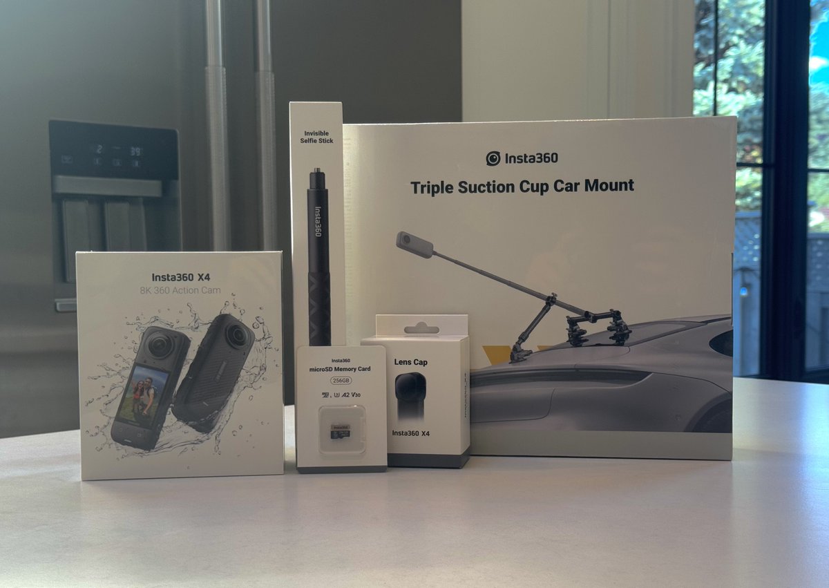 Excited to get to work filming some Cybertruck reaction videos with my new <a href="/insta360/">Insta360</a> X4 360° camera! 

Looking forward to capturing some ASS reactions as well. FSD videos will never be the same!