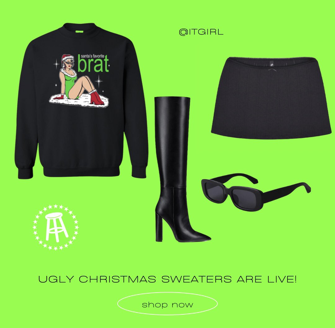 BuffsChicks's tweet photo. Shop our ugly sweater collection now💚

https://t.co/SkVctbxi0K https://t.co/QPClRNQG4i