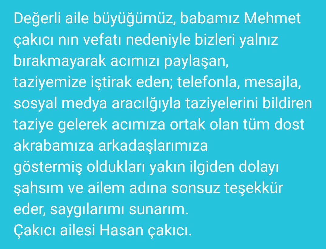 Hasan Çakıcı tweet media